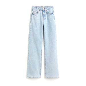 H&M Wide High Jeans in Light Denim Blue Womens Size 10